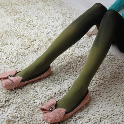 Coloring Fading Gradient Tights Stockings SD1861