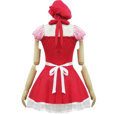 Kawaii Strawberry Maid Costume Dress SD00588