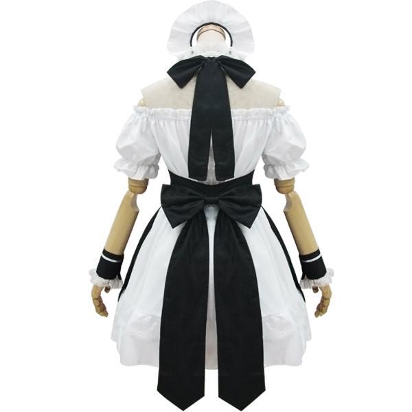 Japanese cute black and white bow tie maid dress SD00875