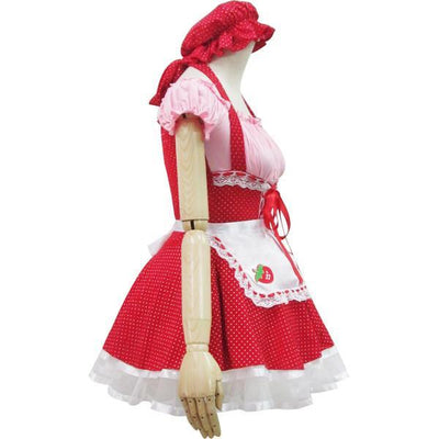 Kawaii Strawberry Maid Costume Dress SD00588