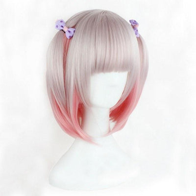 Gradient Light Pink Short Wig SD00262
