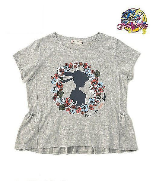 Sailor Moon Silhouette Wreath Print Short-sleeve T-shirt SD1802