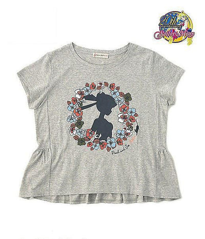 Sailor Moon Silhouette Wreath Print Short-sleeve T-shirt SD1802