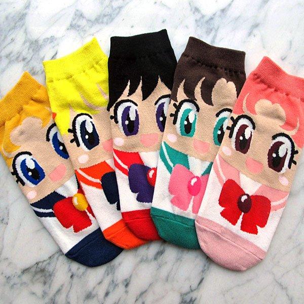 Sailor Moon Shallow Mouth Socks SD01659