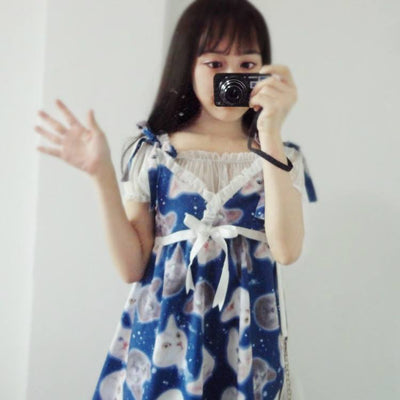 Japanese Cute Cat Dress SD01121