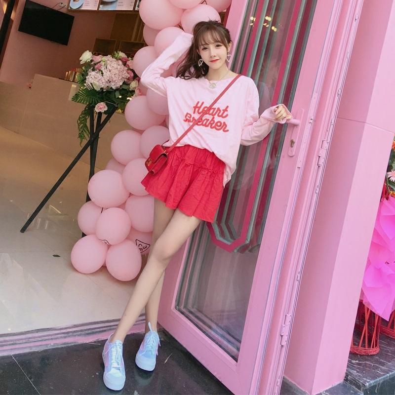 Japanese cute heart breaker long sleeve shirt SD00672