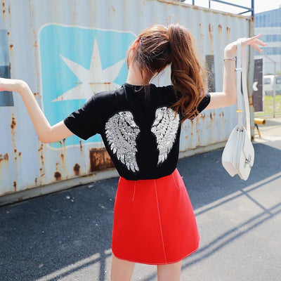 Korean Summer Winged T-shirt SD01631