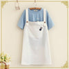 Japanese Fashion Bunny embroidered Strap Dress Skirt SD00987