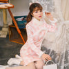 Pink Winter Princess Warm Cheongsam  Dress SD01333