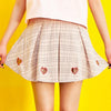 Plaid Heart Hollow Skirt SD01847