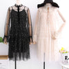 Korean Organza Star Mesh Dress SD01212