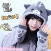 Neko Atsume Grey Hoodie Sweater SD00457