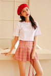 Japanese Summer High Waist Plaid skirt SD01648