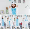 Warm Cute Blue&White Unicorn Onesie SD01545