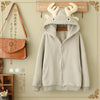 Winter Warm Antlers hooded Cardigan Sweater SD01361