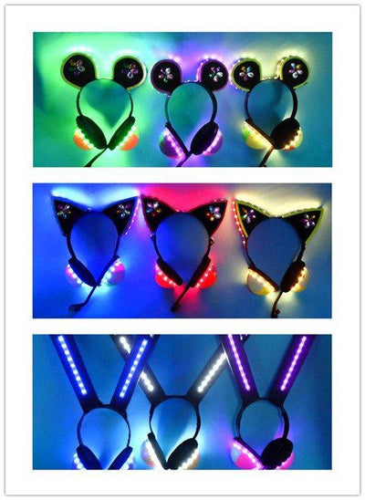 Cosplay Love Live LoveLive Light Up LED Cyber Headphones SD00732