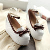 Lolita  Bow strap Platform Shoes SD00246