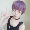 Harajuku Short Gradient Purple Wig SD00698