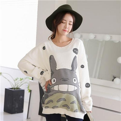 My Neighbor Totoro Anime Loose Long-sleeved Sweater SD02055