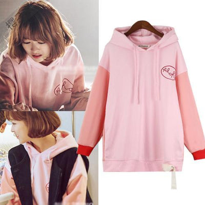 Korean K-Drama STRONG WOMAN PARK BO-YOUNG Pink Hoodie Sweater SD02133