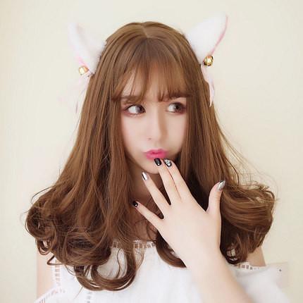 Harajuku Curly End Light Brown Wig SD00637
