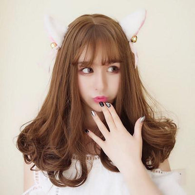 Harajuku Curly End Light Brown Wig SD00637