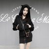 Cat Ears Hoodie Sweater Dress SD00252