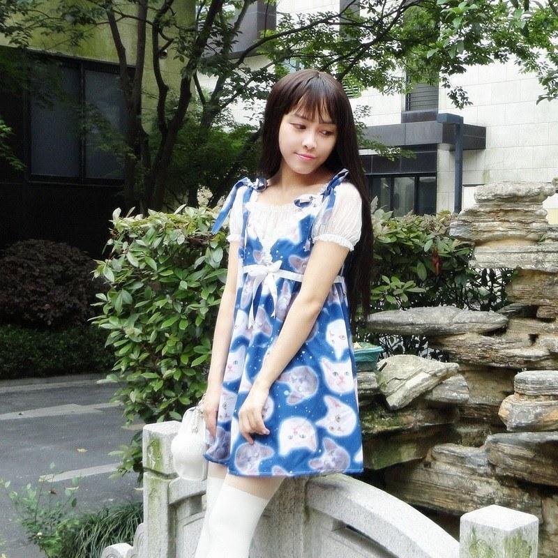 Japanese Cute Cat Dress SD01121