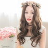 Korean Long Curly Curly Wave Brown Wig SD00620