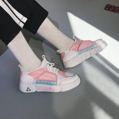 Pastel Pink Harajuku Sneaker Shoes SD00117