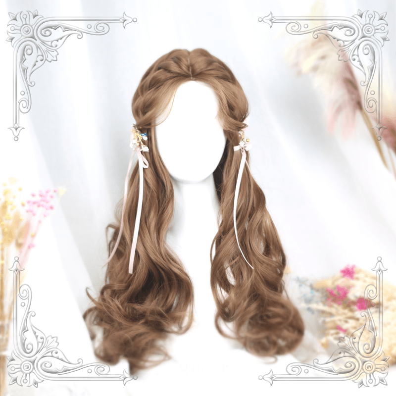 Honey Pudding Brown Wave Long Wig SD00207