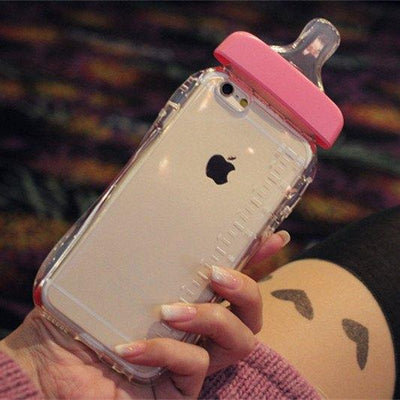 Baby Bottle Pastel Silicone Phone Case SD00537