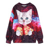 Galaxy Pizza Taco Cat Sweater SD00868