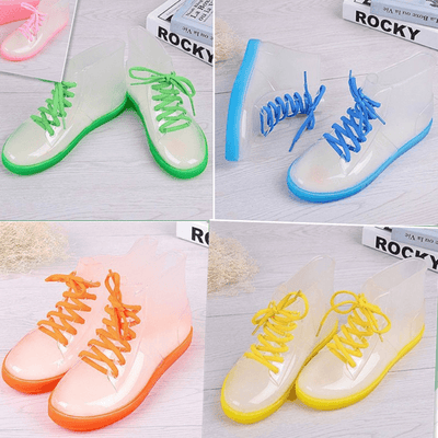 Candy Color Transparent Rain Boots SD01639