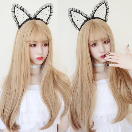 Harajuku Long Straight Blond Wig SD00642