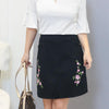 Korean thin half skirt embroidery patch small skirt SD00598