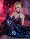 Fate Zero anime Saber elegant cosplay long dress SD00835