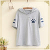 Japanese Kawaii Neko Hoodie T-shirt SD00979