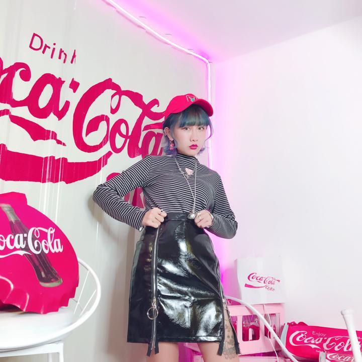Holographic Laser Ring Zipper High Waist Skirt SD00059