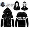 Overwatch Reaper Zipper Hoodie Sweater SD00746