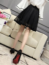 Korean Mesh Sipper High Waist Skirt SD01614