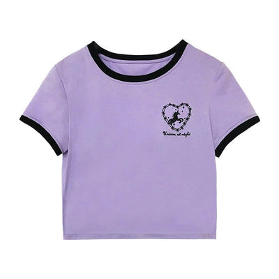 Unicorn At Night Crop Top SD01330