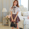 Japanese pleated skirt blouse shirt school uniform SD00850