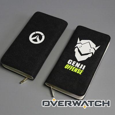 Overwatch Various Black Long Flat Wallets SD01511