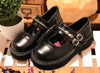 Japanese Lolita Black Strap Zipper Shoes SD01942