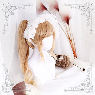 Japanese Harajuku Blond Wave Long Wig SD02301