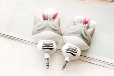 Cute Cartoon Kitty Cat Earphones SD01768