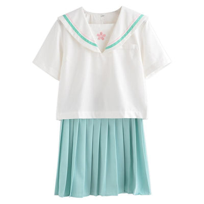 Japanese White Heart Sailor School Uniform Set SD01974