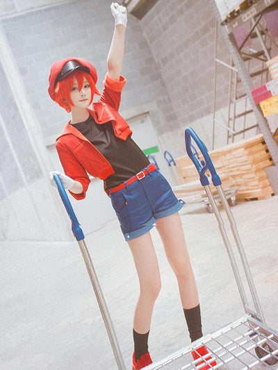 Cells at Work! Red Blood Cell Erythrocite Cosplay SD00306