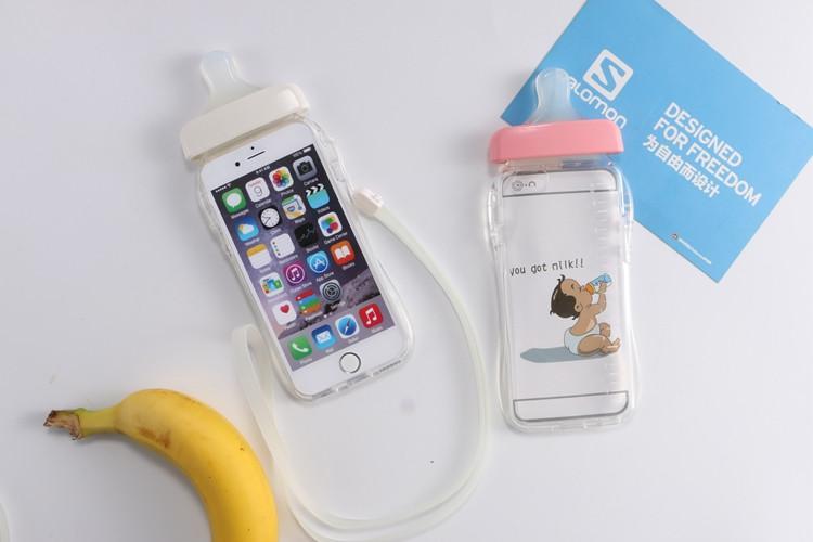 Baby Bottle Pastel Silicone Phone Case SD00537